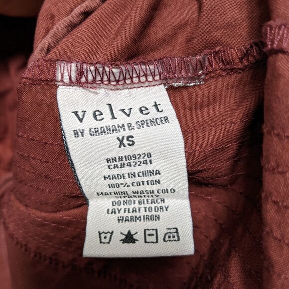 LILY ALDRIDGE x VELVET Ruby Fall Anorak Field Barn Coat XS - Picture 6 of 7